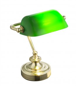 Antique bordslampa (Mässing/Guld)