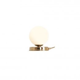 Ball bordslampa (Guld)