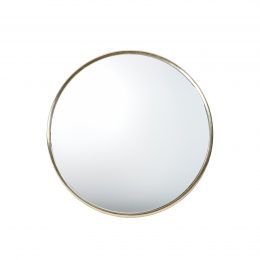 Circle Rund spegel guld 38 cm, Bloomingville