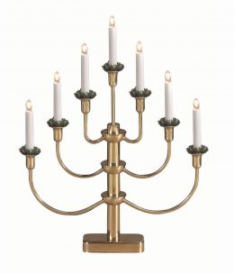 Gylling ljusstake (Mässing/guld)