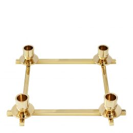 Hilke - Lucia Adventsljusstake 26x26 cm Mässing