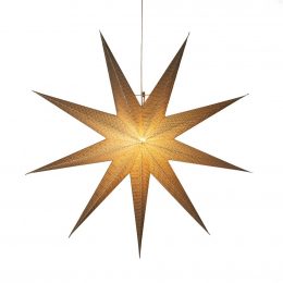 Pappersstjärna 115cm (Mässing/guld)