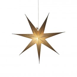 Pappersstjärna 78cm (Mässing/guld)