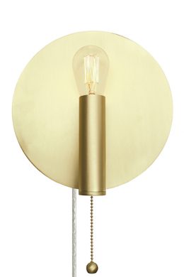 Vägglampa Art Deco (Mässing/Guld)